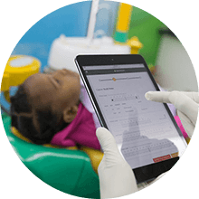 Capturing data on Healthpoint app