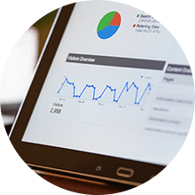 Reporting data on screen